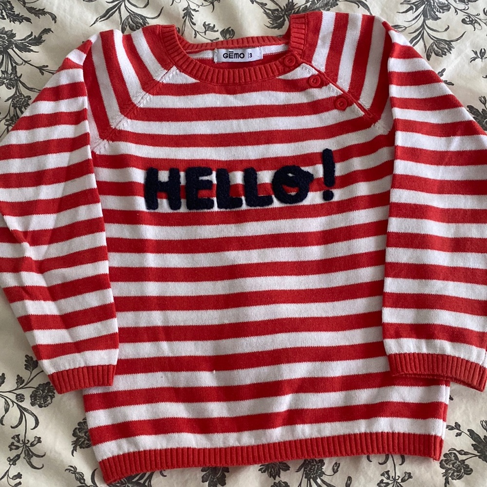 Sweatshirt, gemo (french), 3y, 100% cotton